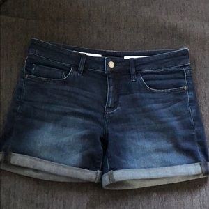 Pilcro and the Letterpress jean shorts